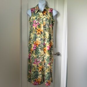 Floral Sleeveless Maxi Dress